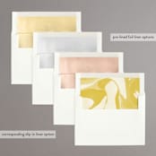 "Brooklynite" - Wedding Invitations in Bisque by Annie Clark - Envelope Liner Options