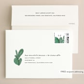 "Painted Cacti" - Wedding Invitations in Cactus by Olivia Raufman - FREE Recipient Addressing