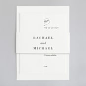 "Understated Elegance" - Wedding Invitations in Cotton by Kimberly FitzSimons - Assembled