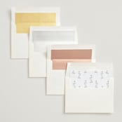 "Enchanted fields" - Wedding Invitations in Noir by Jennifer Wick - Envelope Liner Options