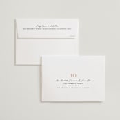 "ampersand names" - Wedding Invitations in Carrot by Lori Wemple - FREE Recipient Addressing