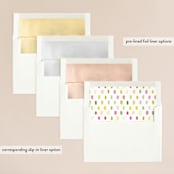 "Watercolor Floral" - Wedding Invitations in Olive by Yao Cheng Design - Envelope Liner Options