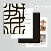 "Crossroads" - Wedding Invitations in Ink by Iveta Angelova - Back of Card