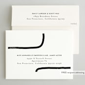 "Crossroads" - Wedding Invitations in Ink by Iveta Angelova - FREE Recipient Addressing