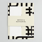"Crossroads" - Wedding Invitations in Ink by Iveta Angelova - Assembled
