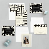 "Crossroads" - Wedding Invitations in Ink by Iveta Angelova - Invitation Suite