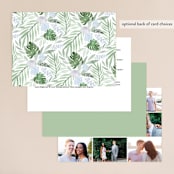 "Botanical Seal" - Wedding Invitations in Pastel by Kristen Smith - Back of Card