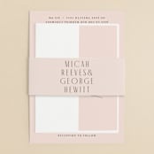 "Casablanca" - Wedding Invitations in Blush by Lori Wemple - Assembled