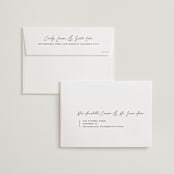 "Aesthetic" - Wedding Invitations in Blush by Liz Conley - FREE Recipient Addressing