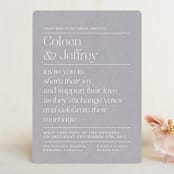 "legacy" - Wedding Invitations in Pebble by Leia Matt - Front