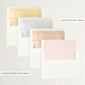 "legacy" - Wedding Invitations in Pebble by Leia Matt - Envelope Liner Options