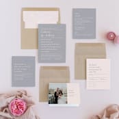 "legacy" - Wedding Invitations in Pebble by Leia Matt - Invitation Suite