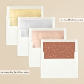 "lush romance" - Wedding Invitations in Palm by Robin Ott - Envelope Liner Options