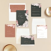 "lush romance" - Wedding Invitations in Palm by Robin Ott - Invitation Suite