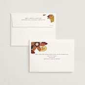 "Nouveau Love" - Wedding Invitations in Umber by Morgan Ramberg - FREE Recipient Addressing