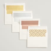 "Nouveau Love" - Wedding Invitations in Umber by Morgan Ramberg - Envelope Liner Options