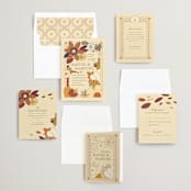 "Nouveau Love" - Wedding Invitations in Umber by Morgan Ramberg - Invitation Suite