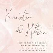 "dawning" - Wedding Invitations in Sunrise by Jennifer Wick - Close-Up