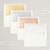 "dawning" - Wedding Invitations in Sunrise by Jennifer Wick - Envelope Liner Options
