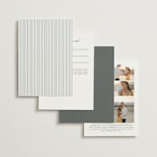 "Beautiful Day" - Wedding Invitations in Graphite by Leah Bisch - Back of Card Options