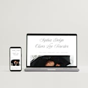 "Beautiful Day" - Wedding Invitations in Graphite by Leah Bisch - FREE Wedding Website