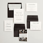 "Beautiful Day" - Wedding Invitations in Graphite by Leah Bisch - Invitation Suite