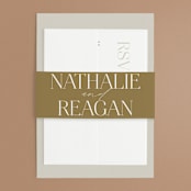 "oval" - Wedding Invitations in Natural by Leah Bisch - Assembled