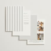 "Sketched Flora" - Wedding Invitations in Cream by Paper Raven Co. - Back of Card Options