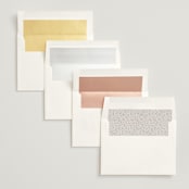 "Sketched Flora" - Wedding Invitations in Cream by Paper Raven Co. - Envelope Liner Options
