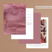 "Love Garden" - Wedding Invitations in Potpourri by Petra Kern - Back of Card