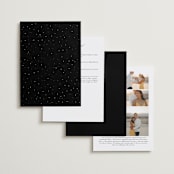 "A formal request" - Wedding Invitations in Jet by Lea Delaveris - Back of Card Options