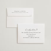 "A formal request" - Wedding Invitations in Jet by Lea Delaveris - FREE Recipient Addressing