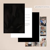 "Forever" - Wedding Invitations in Blush by Susan Moyal - Back of Card