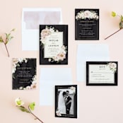 "Forever" - Wedding Invitations in Blush by Susan Moyal - Invitation Suite