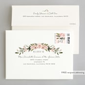 "Diamond Blush" - Wedding Invitations in Rose by Susan Moyal - FREE Recipient Addressing