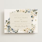 "Swept Away" - Wedding Invitations in Petal by Leah Bisch - Front