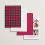 "Rose Garden" - Wedding Invitations in Magenta by Leah Bisch - Back of Card Options