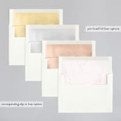"Flora" - Wedding Invitations in Blush by Nicoletta Savod - Envelope Liner Options