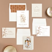 "Ovalon" - Wedding Invitations in Terracotta by Pati Cascino - Invitation Suite