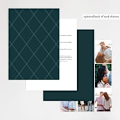 "Succulent Center" - Wedding Invitations in Cactus by Jessica Williams - Back of Card