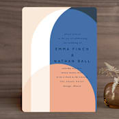 "Color Arch" - Wedding Invitations in Aquatic by Baumbirdy - Front
