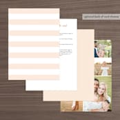 "Color Arch" - Wedding Invitations in Aquatic by Baumbirdy - Back of Card