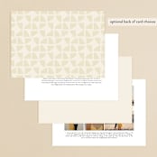 "Warner" - Wedding Invitations in Emerald by Carrie ONeal - Back of Card