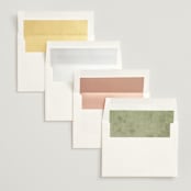"Kota" - Wedding Invitations in Onyx by Nazia Hyder - Envelope Liner Options