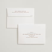 "stripes" - Wedding Invitations in Wave by Kelly Watkins - FREE Recipient Addressing