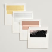 "The Grid" - Wedding Invitations in Rosebud by Mansi Verma - Envelope Liner Options