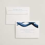 "Wedded Watercolor" - Wedding Invitations in Ocean by Mary Gaspar - FREE Recipient Addressing