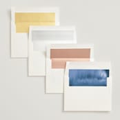 "Wedded Watercolor" - Wedding Invitations in Ocean by Mary Gaspar - Envelope Liner Options