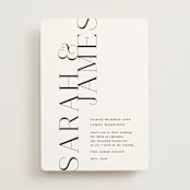 "Coupling" - Wedding Invitations in Cloud by Lauren Chism - Front