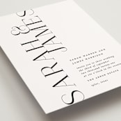 "Coupling" - Wedding Invitations in Cloud by Lauren Chism - Close-Up